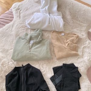 Lot of Aritizia and Lulemon